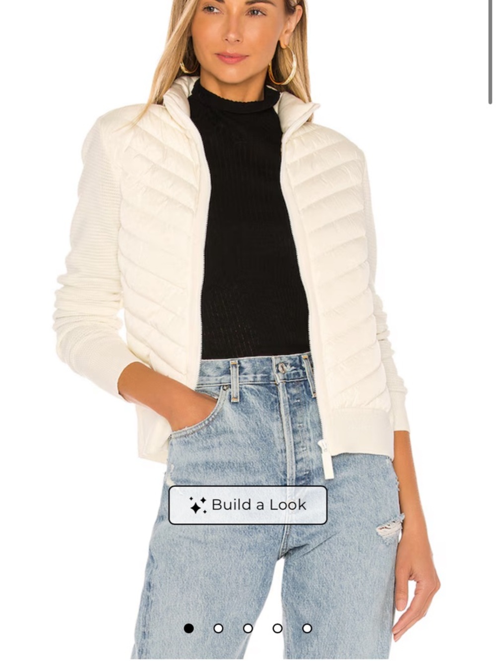 Canada Goose Hybrid Knit jacket NWT SZ small  in Ivory